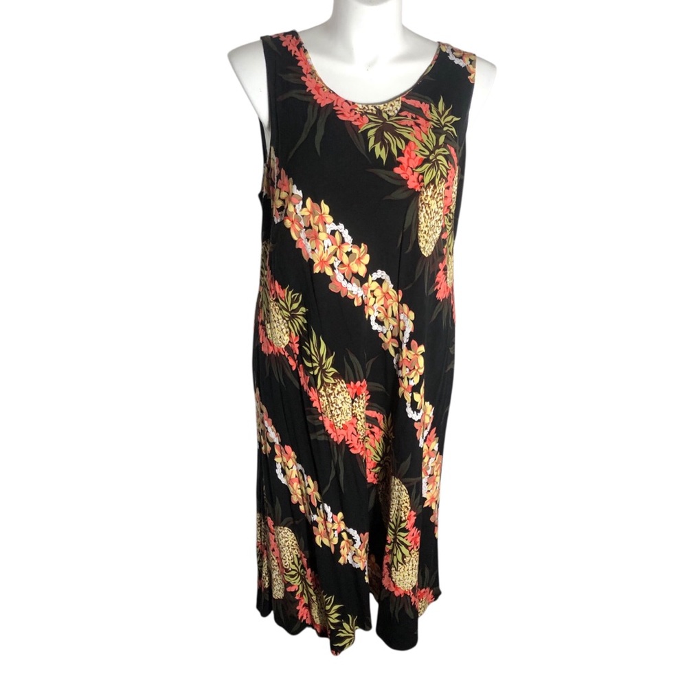 Hilo Hattie sleeveless tropical plus size sun dress Size 2XL